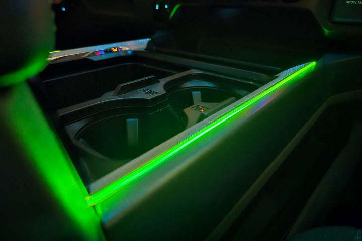 2023 - 2024 F250 Super Duty Interior Console Accent Lighting