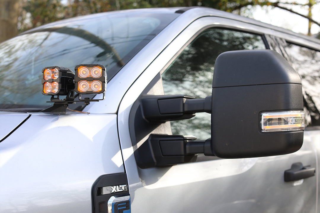 2023 - 2026 F250 SUPER DUTY CREE LED Hood Mounted MKII Spartan Kit