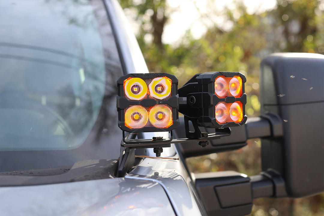 2023 - 2026 F250 SUPER DUTY CREE LED Hood Mounted MKII Spartan Kit