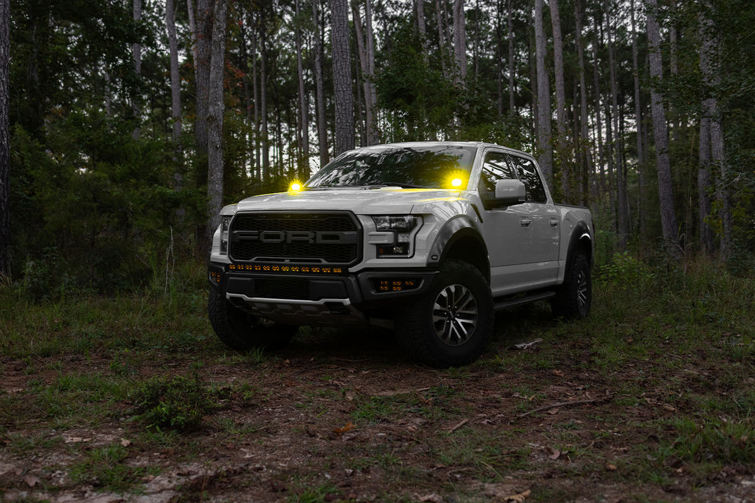 2017-2020 Ford Raptor CREE LED Hood Mounted MKII Spartan Kit