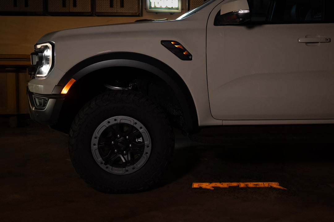 2024 - 2026 RANGER RAPTOR LED MIRROR LOGO PUDDLE LIGHTS – F150LEDs.com