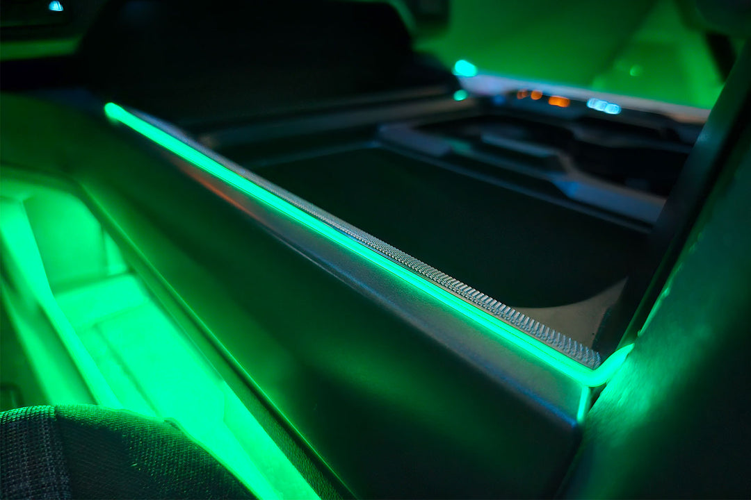 2023 - 2024 F250 Super Duty Interior Console Accent Lighting