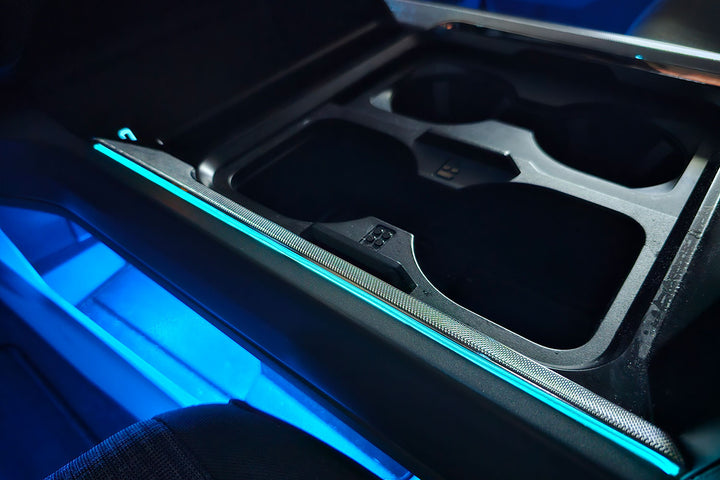 2023 - 2024 F250 Super Duty Interior Console Accent Lighting