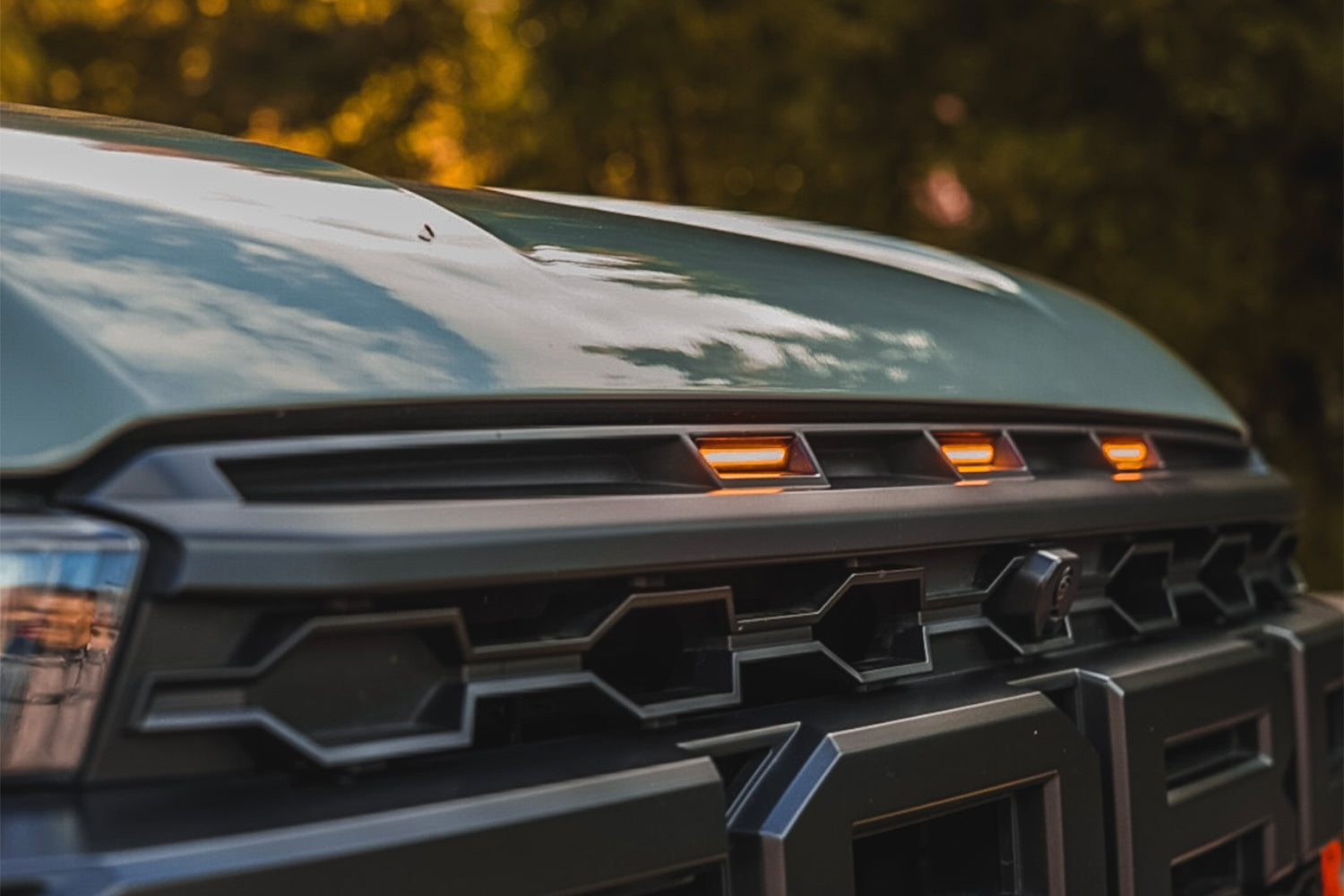 2024+ Ford Ranger Raptor Style Extreme Amber LED grill Kit – F150LEDs.com