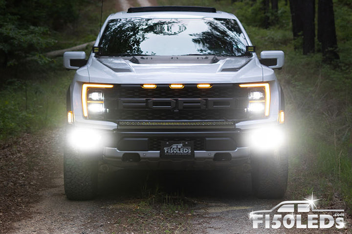 2021 - 2025 Ford F150 Raptor MKII Spartan Series Cree LED Tri-Fog Light Kit