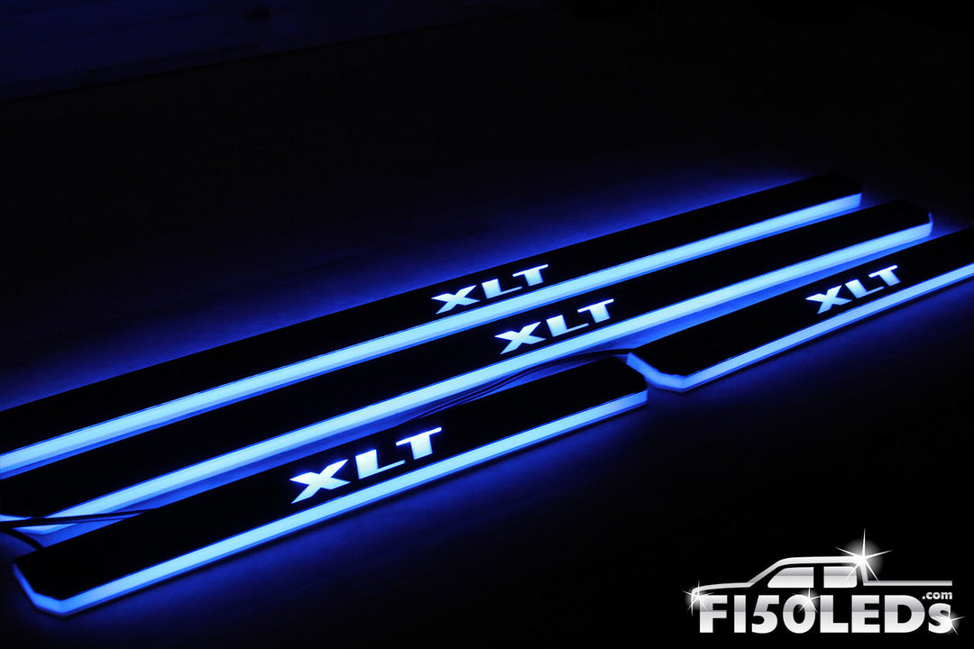 2024 F150 RGB LED Door Sill Light Kit