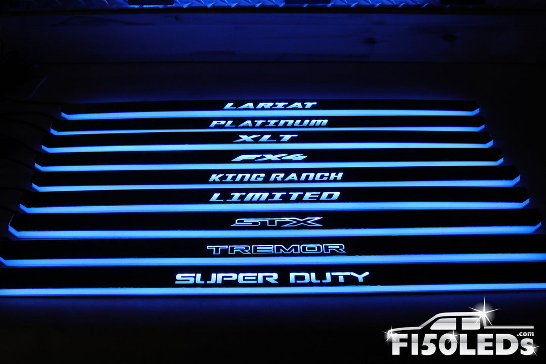 2024 F150 RGB LED Door Sill Light Kit