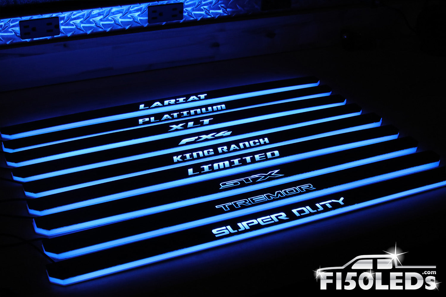 1992 - 1996 Ford Premier Lighted LED Door Sill Light Kit
