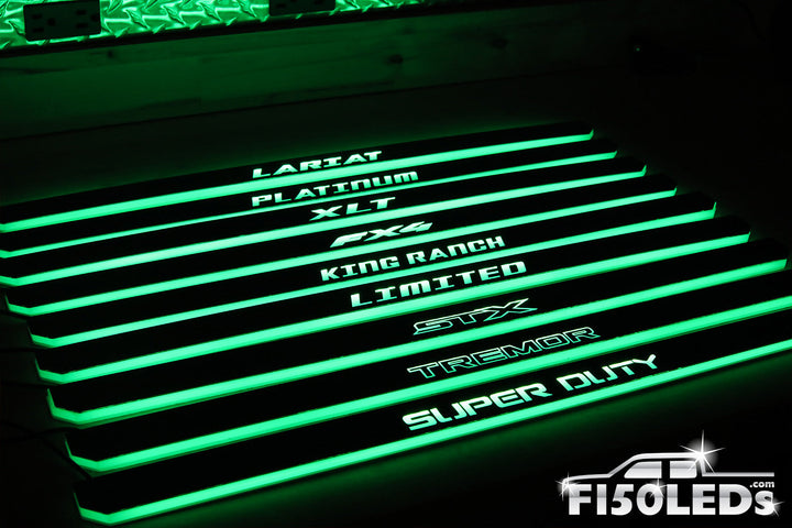 2024 F150 RGB LED Door Sill Light Kit