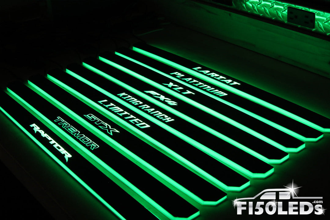 2024 F150 RGB LED Door Sill Light Kit