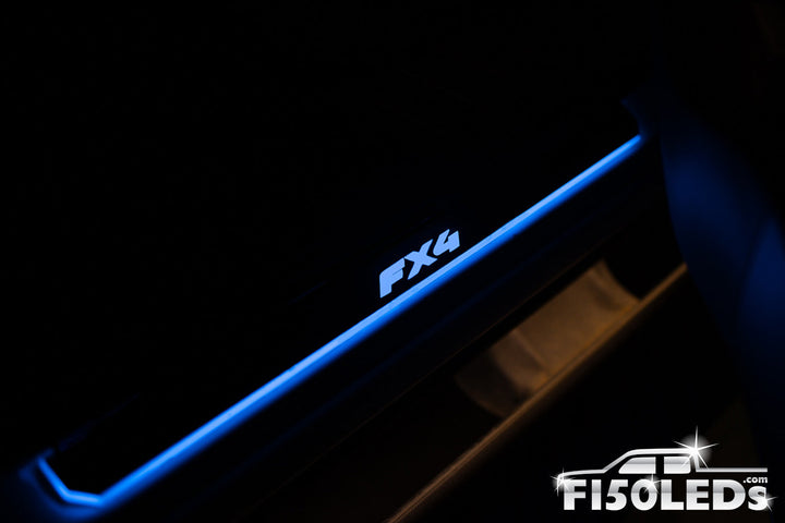 2024 F150 RGB LED Door Sill Light Kit
