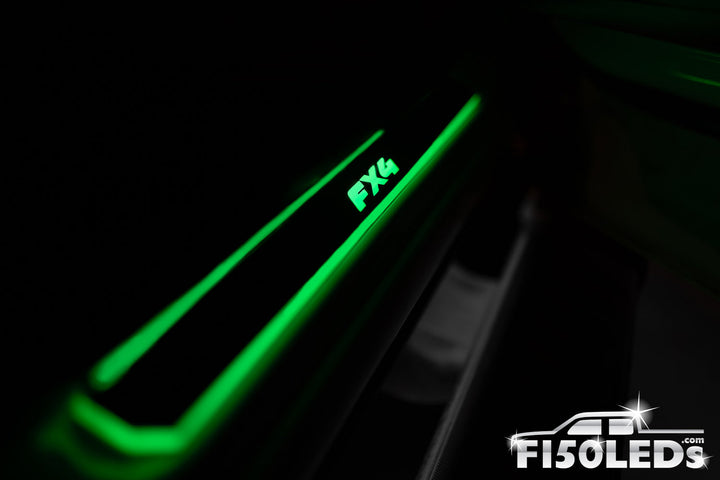 2024 F150 RGB LED Door Sill Light Kit