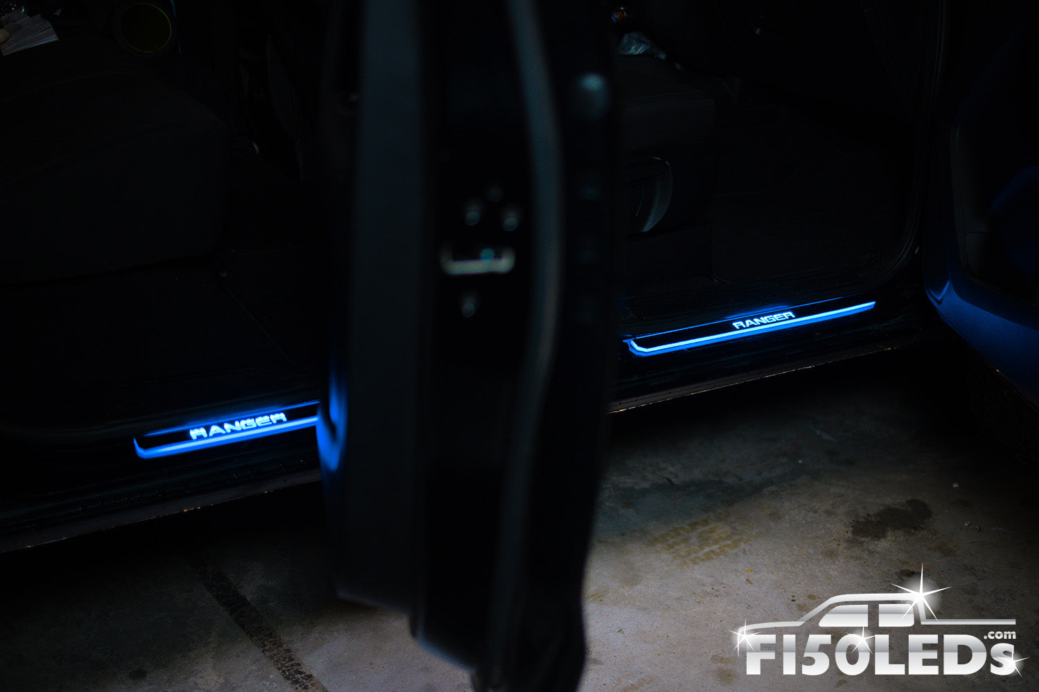 2019 - 2023 Ford Ranger RGB LED Door Sill Kit – F150LEDs.com