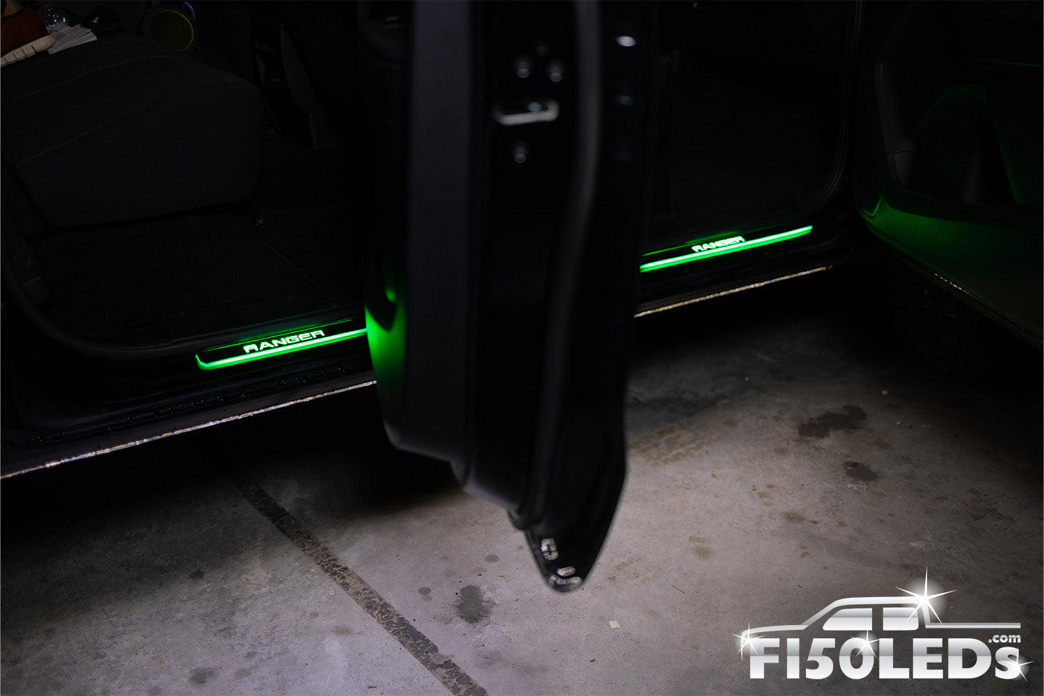 2019 - 2023 Ford Ranger RGB LED Door Sill Kit – F150LEDs.com