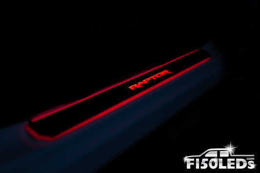 2021 - 2023 F150 Raptor RGB LED Door Sill Light Kit