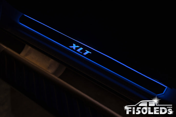 2024 F150 RGB LED Door Sill Light Kit