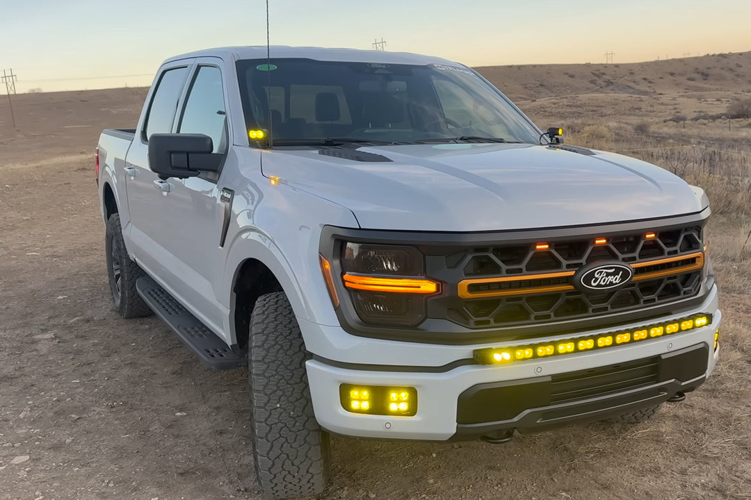 2024 - 2026 F150 CREE LED Dual Spartan Fog Light Kit