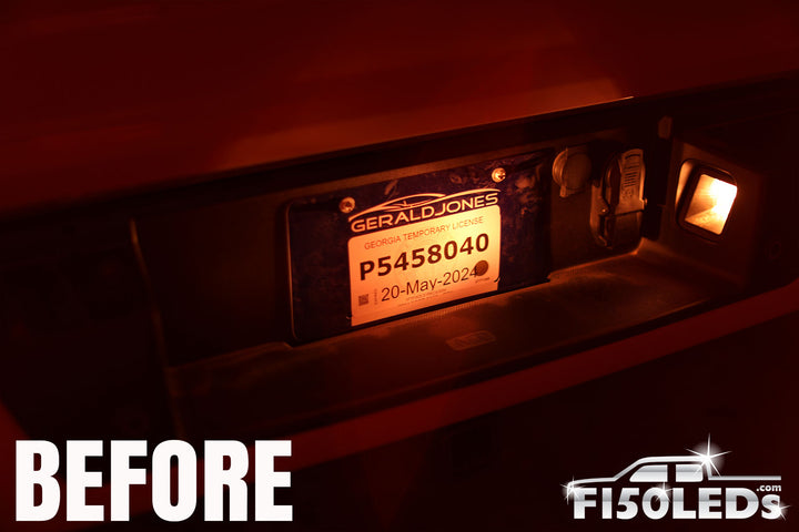 2024 F150 License Plate Tag LED Bulbs