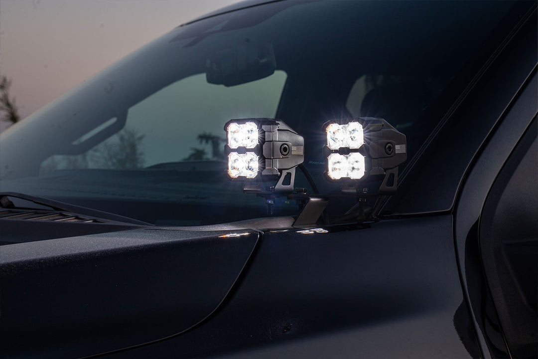 2021 - 2023 F150 CREE LED Hood Mounted MKII Spartan Kit