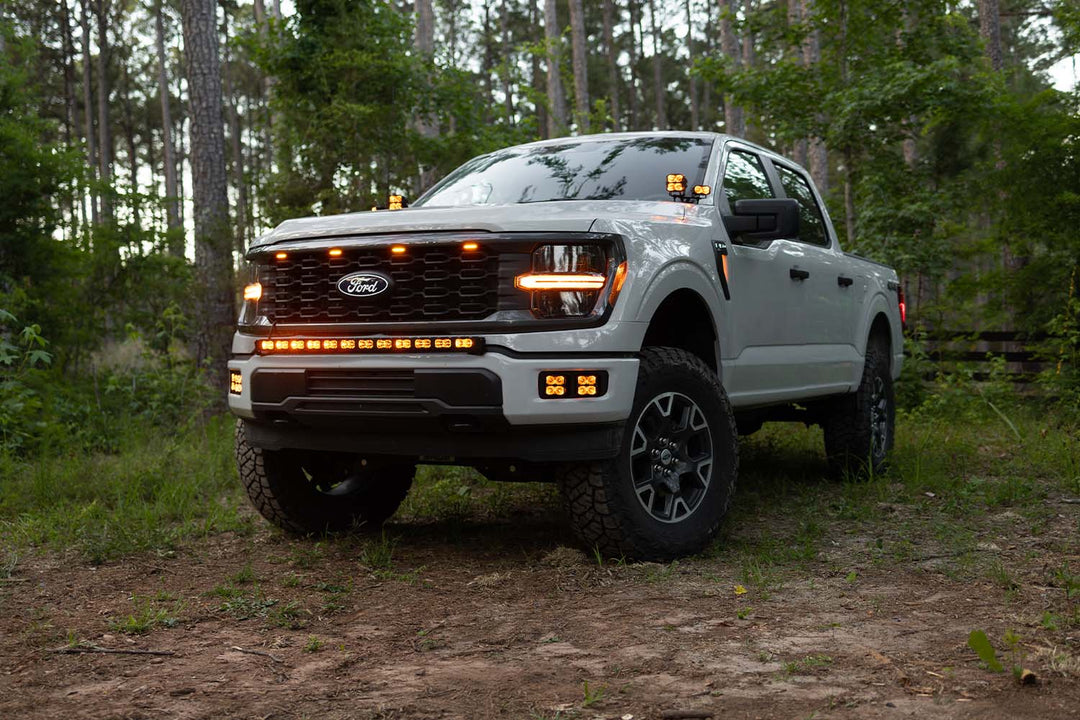 2024 - 2026 F150 CREE LED Hood Mounted MKII Spartan Kit