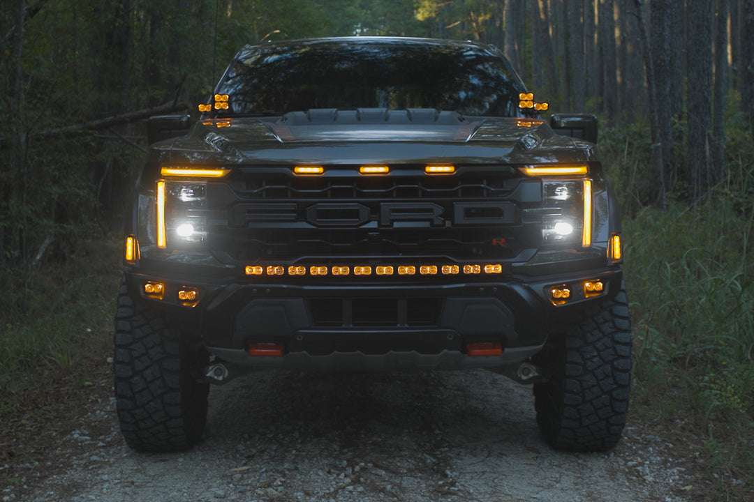 2021 - 2026 Ford F150 Raptor MKII Spartan Series Cree LED Factory Bezel Fog Light Kit