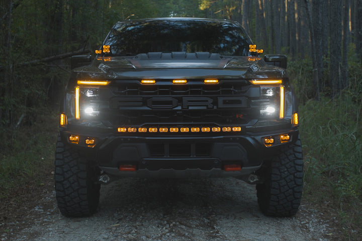 2021 - 2026 Ford F150 Raptor MKII Spartan Series Cree LED Factory Bezel Fog Light Kit