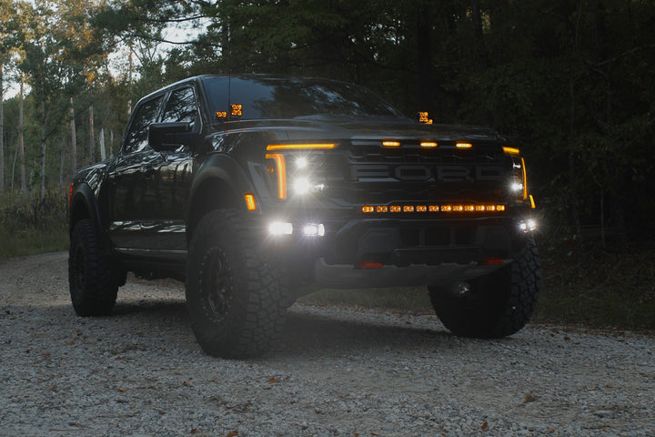 2021 - 2026 Ford F150 Raptor MKII Spartan Series Cree LED Factory Bezel Fog Light Kit