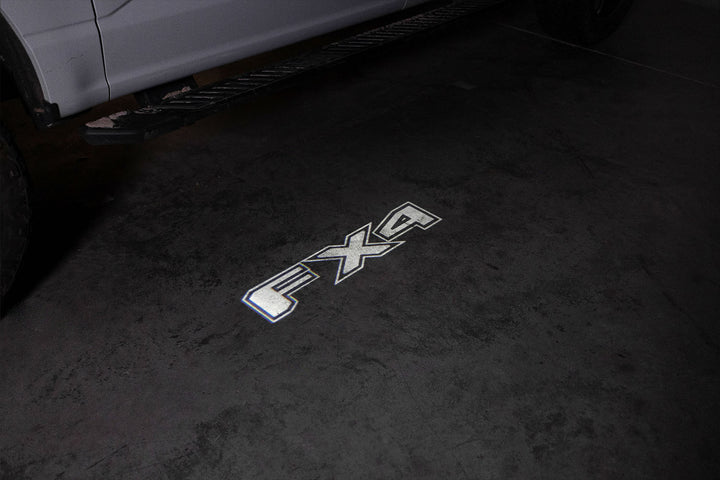 2023 - 2026 F250 SUPER DUTY LED MIRROR LOGO PUDDLE LIGHTS - F150LEDs.com