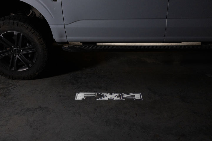 2023 - 2026 F250 SUPER DUTY LED MIRROR LOGO PUDDLE LIGHTS - F150LEDs.com