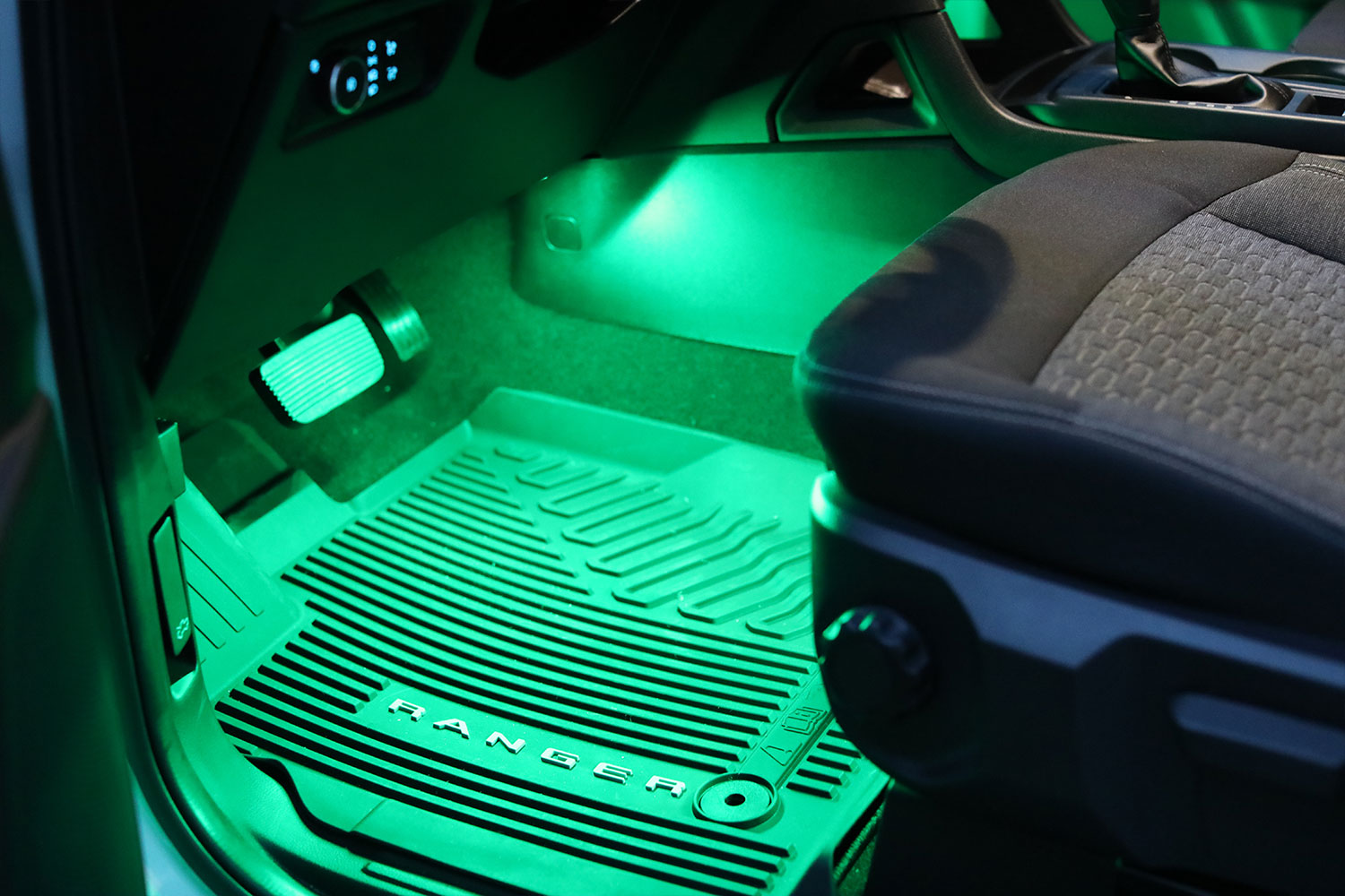 2X LED Projector Ambient Door Lights For Ford Mondeo MK5, Focus MK4, Ecosport, Ranger – 6000K Cool White
