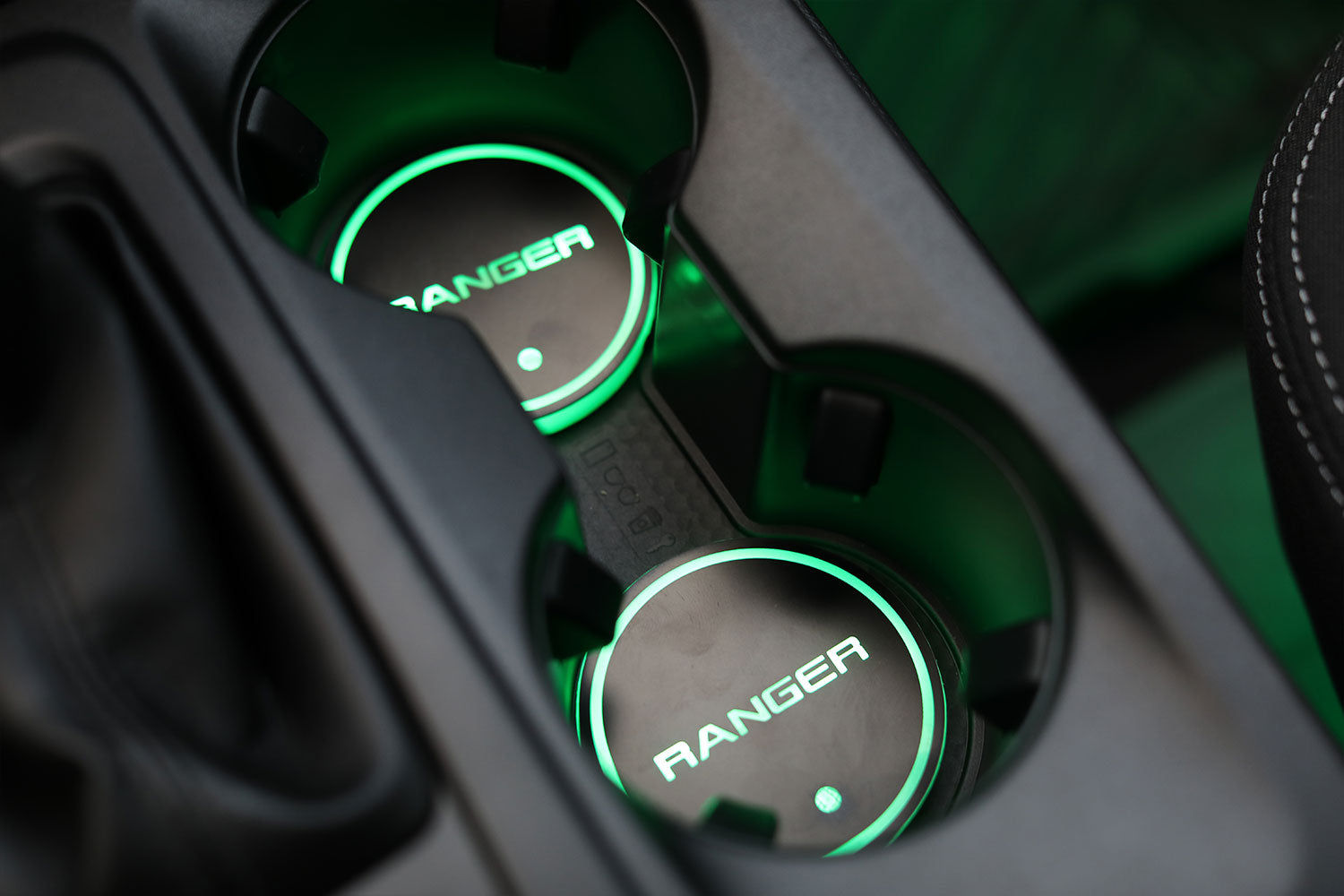 2024+ Ford Ranger LED Cup Holder Coasters – F150LEDs.com