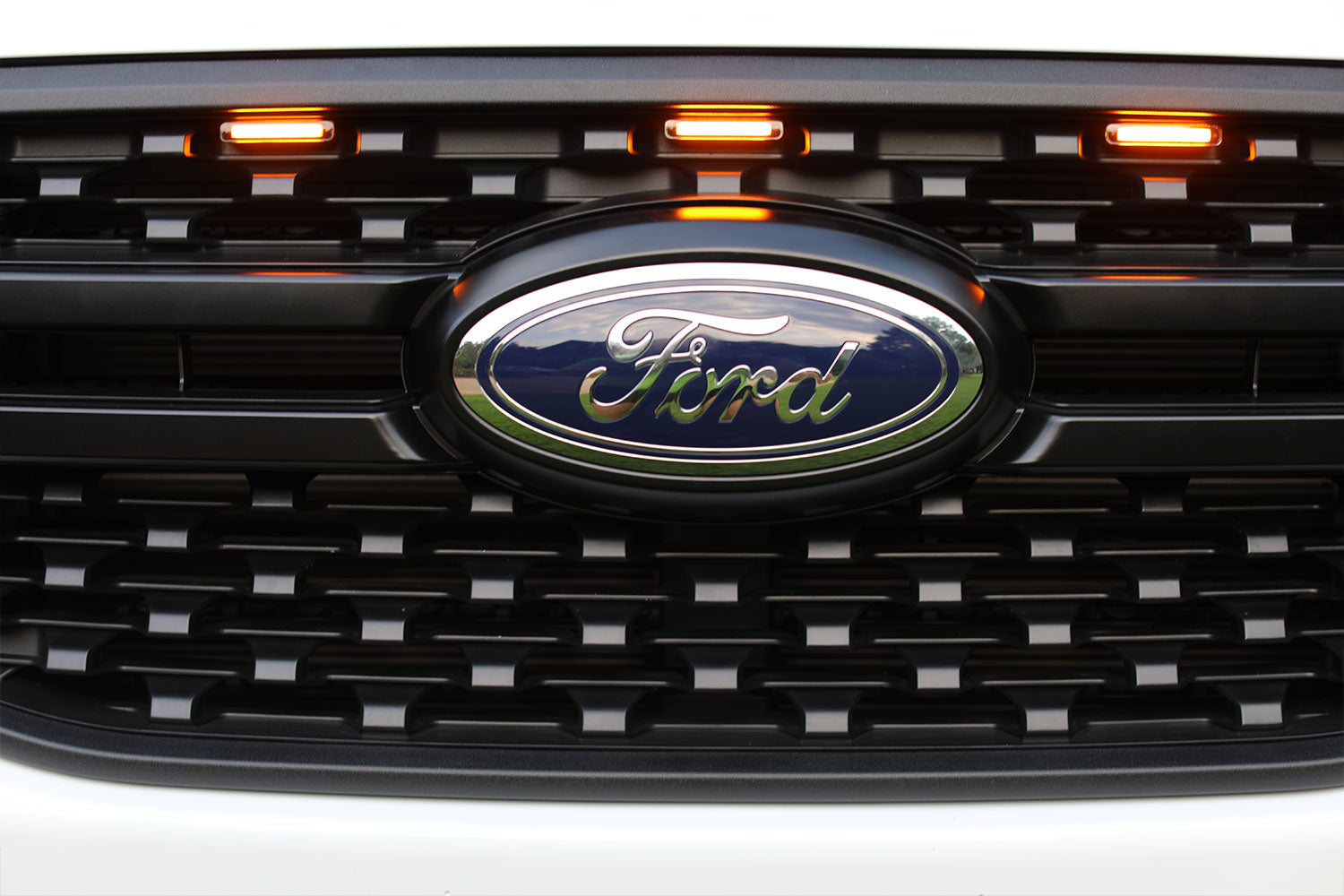 2024 Ford Ranger Raptor Style Extreme Amber LED grill Kit – F150LEDs.com