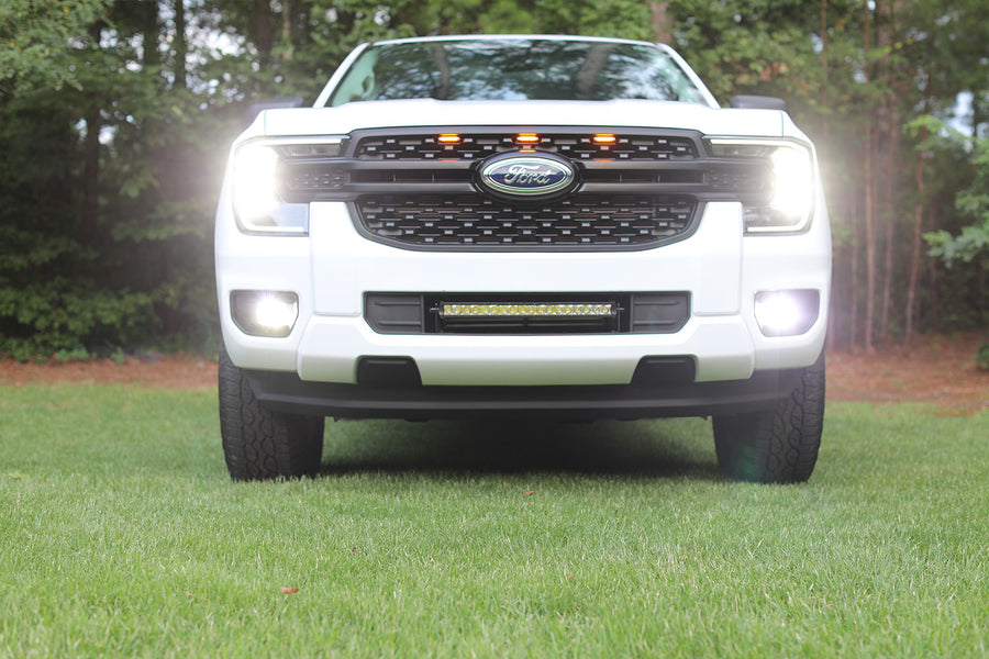 2024 Ford Ranger Raptor Style Extreme Amber LED grill Kit – F150LEDs.com