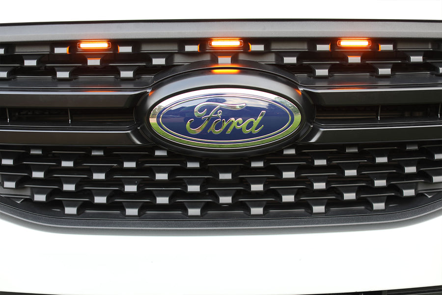 2024 Ford Ranger Raptor Style Extreme Amber LED grill Kit – F150LEDs.com