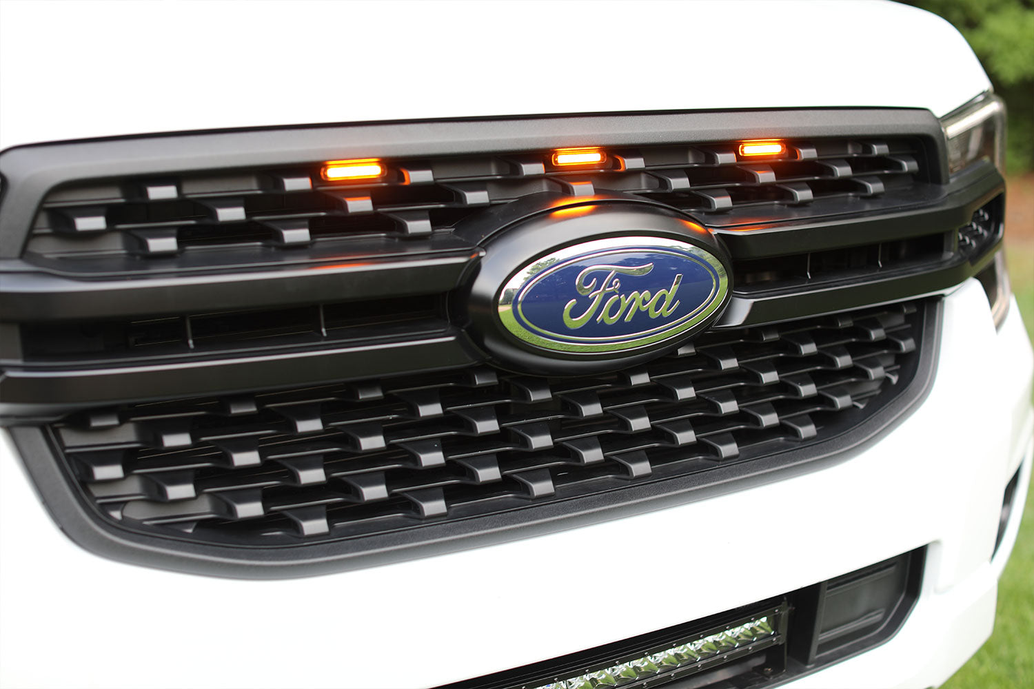 2024 Ford Ranger Raptor Style Extreme Amber LED grill Kit – F150LEDs.com