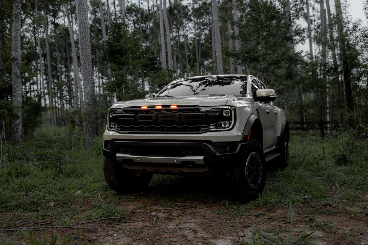 2024+ Ford Ranger Raptor Style Extreme Amber LED grill Kit – F150LEDs.com
