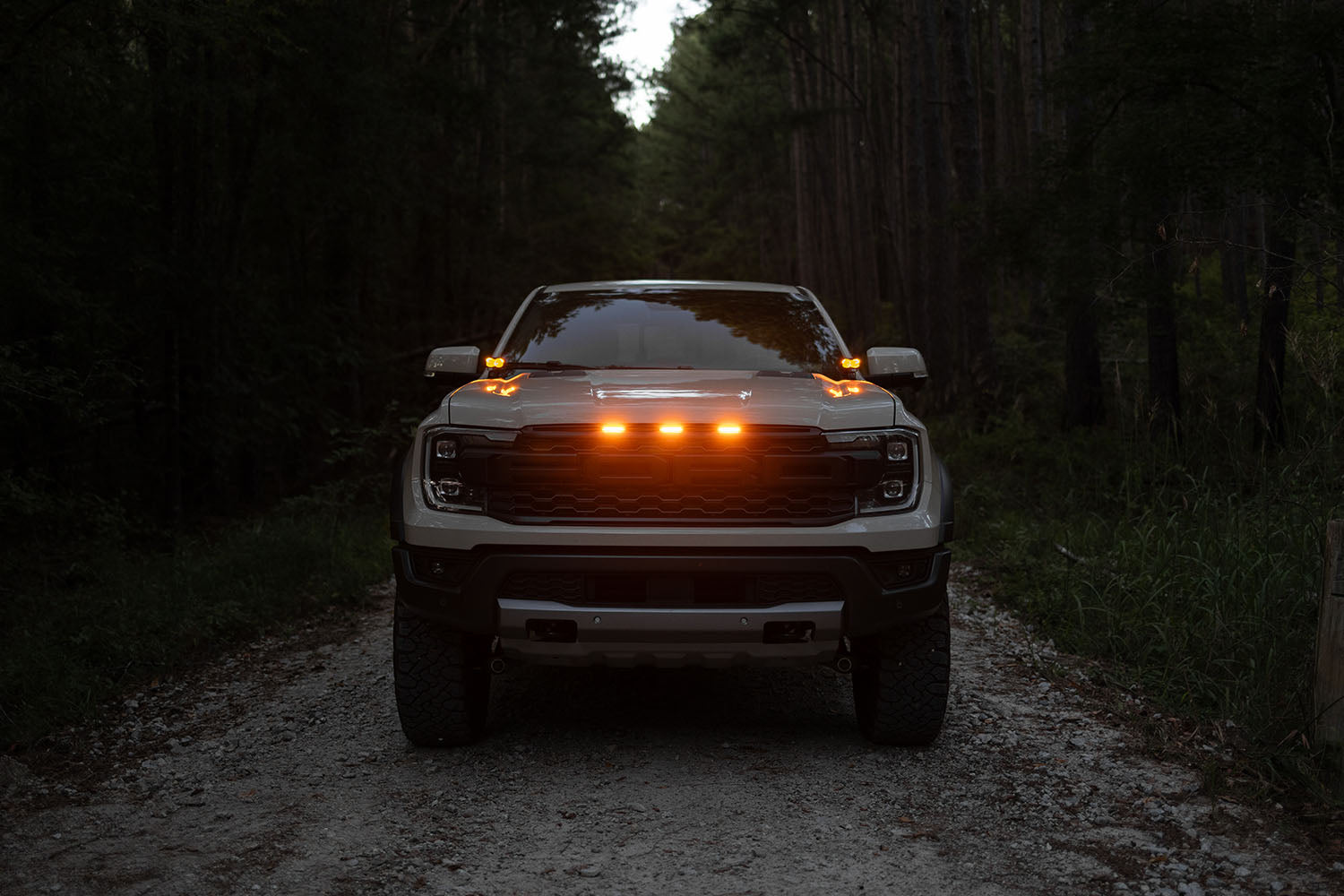 2024+ Ford Ranger Raptor Style Extreme Amber LED grill Kit – F150LEDs.com