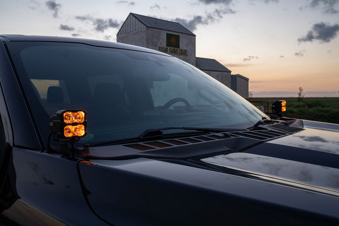 2021 - 2023 F150 CREE LED Hood Mounted MKII Spartan Kit