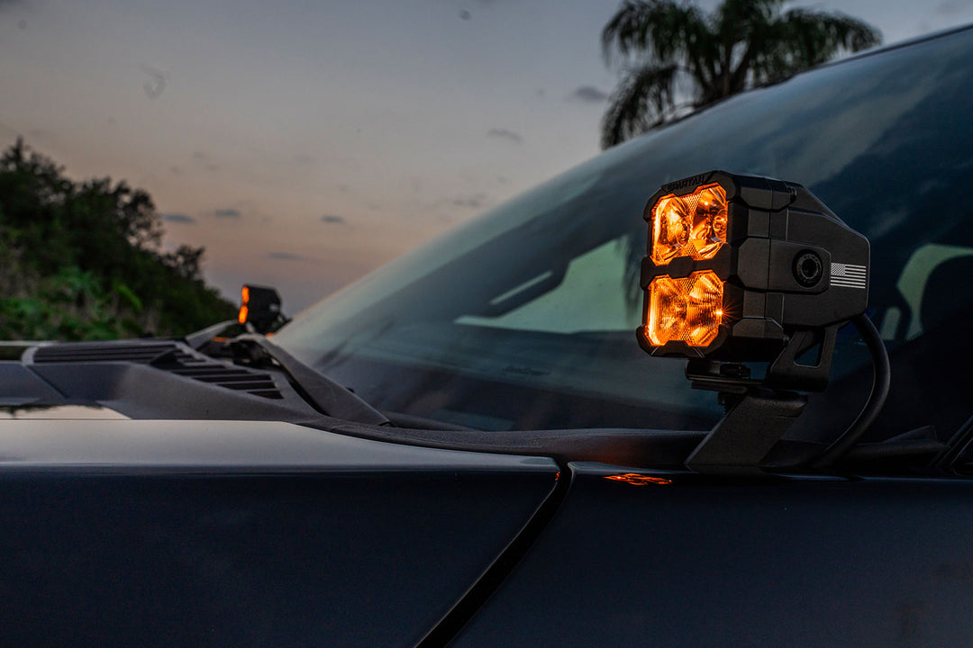 2021 - 2023 F150 CREE LED Hood Mounted MKII Spartan Kit