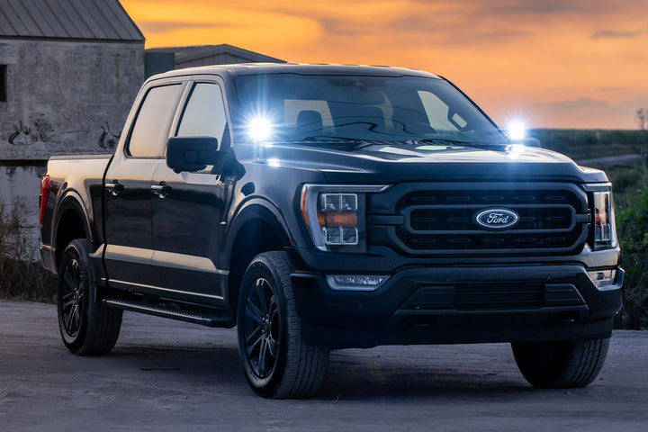 2021 - 2023 F150 CREE LED Hood Mounted MKII Spartan Kit