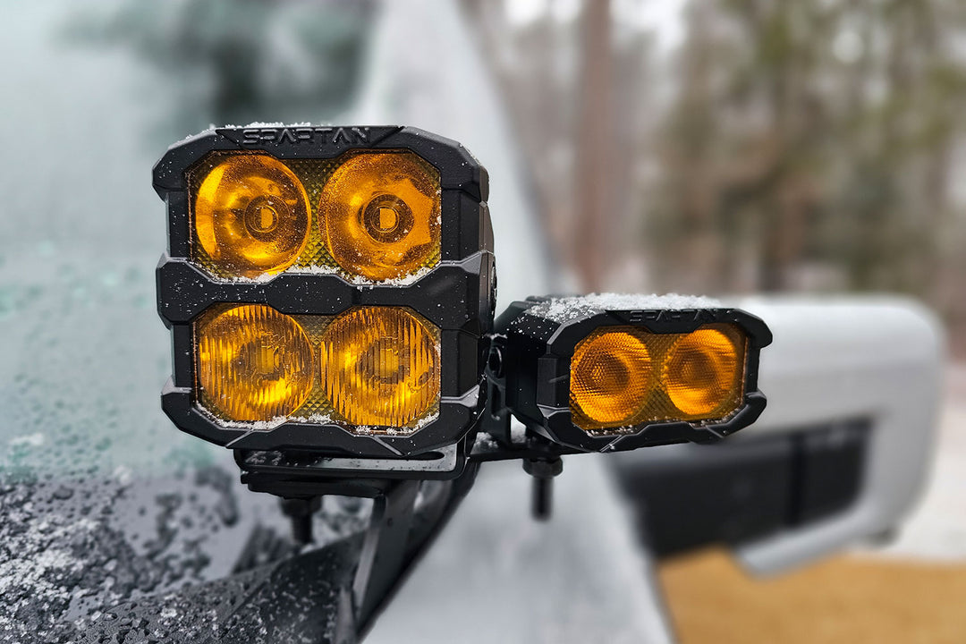 Spartan Hood Dual Mount Brackets
