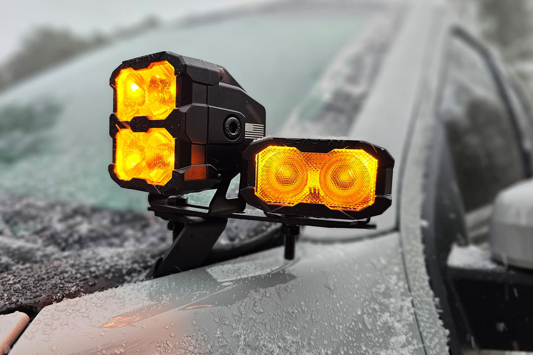 2021 - 2025 F150 Raptor CREE LED Hood Mounted MKII Spartan Kit
