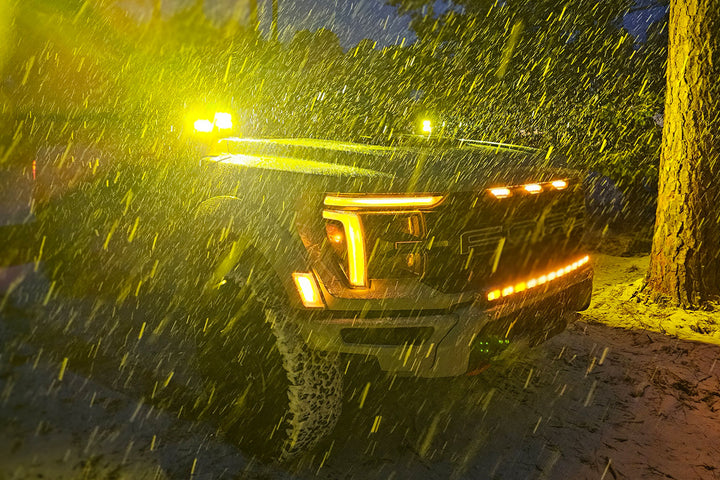 2021 - 2025 F150 Raptor CREE LED Hood Mounted MKII Spartan Kit