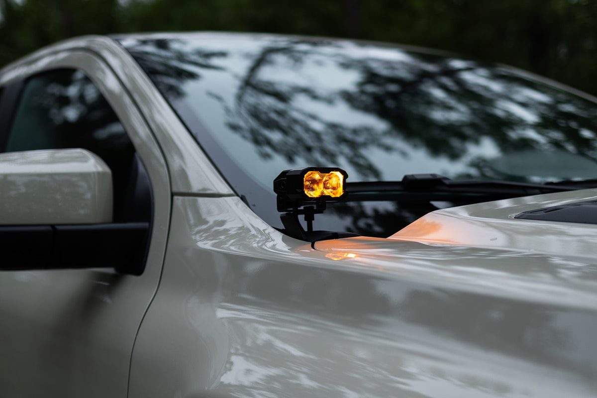 2024 - 2026 Ford Ranger Raptor Cree LED Hood Mounted MKII Spartan Kit ...