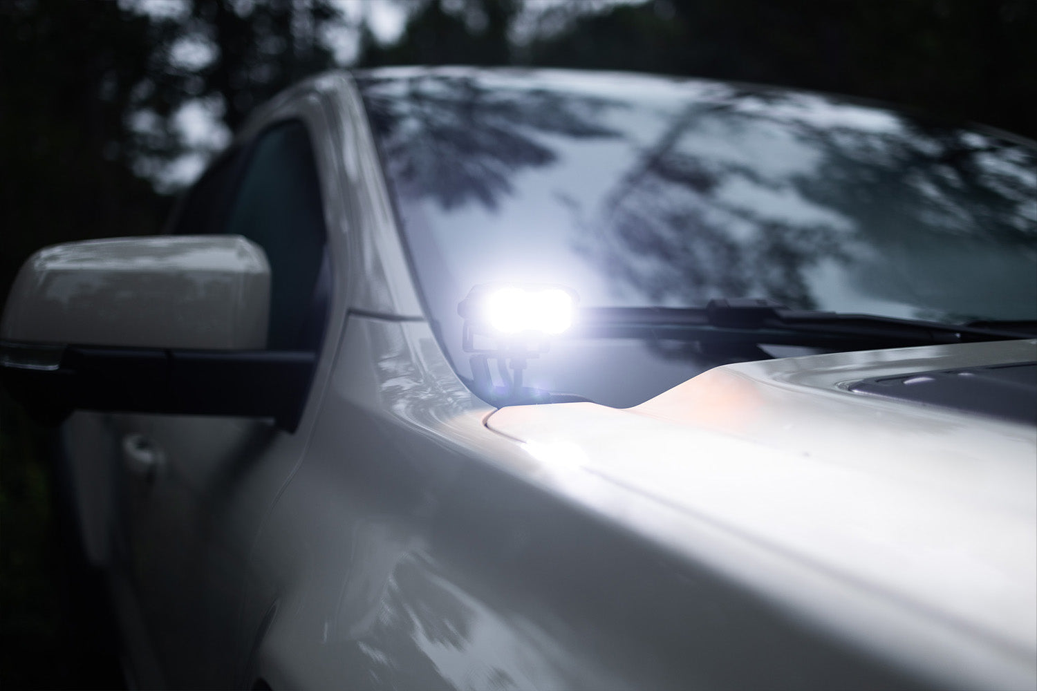 2024 - 2026 Ford Ranger Raptor Cree LED Hood Mounted MKII Spartan Kit ...