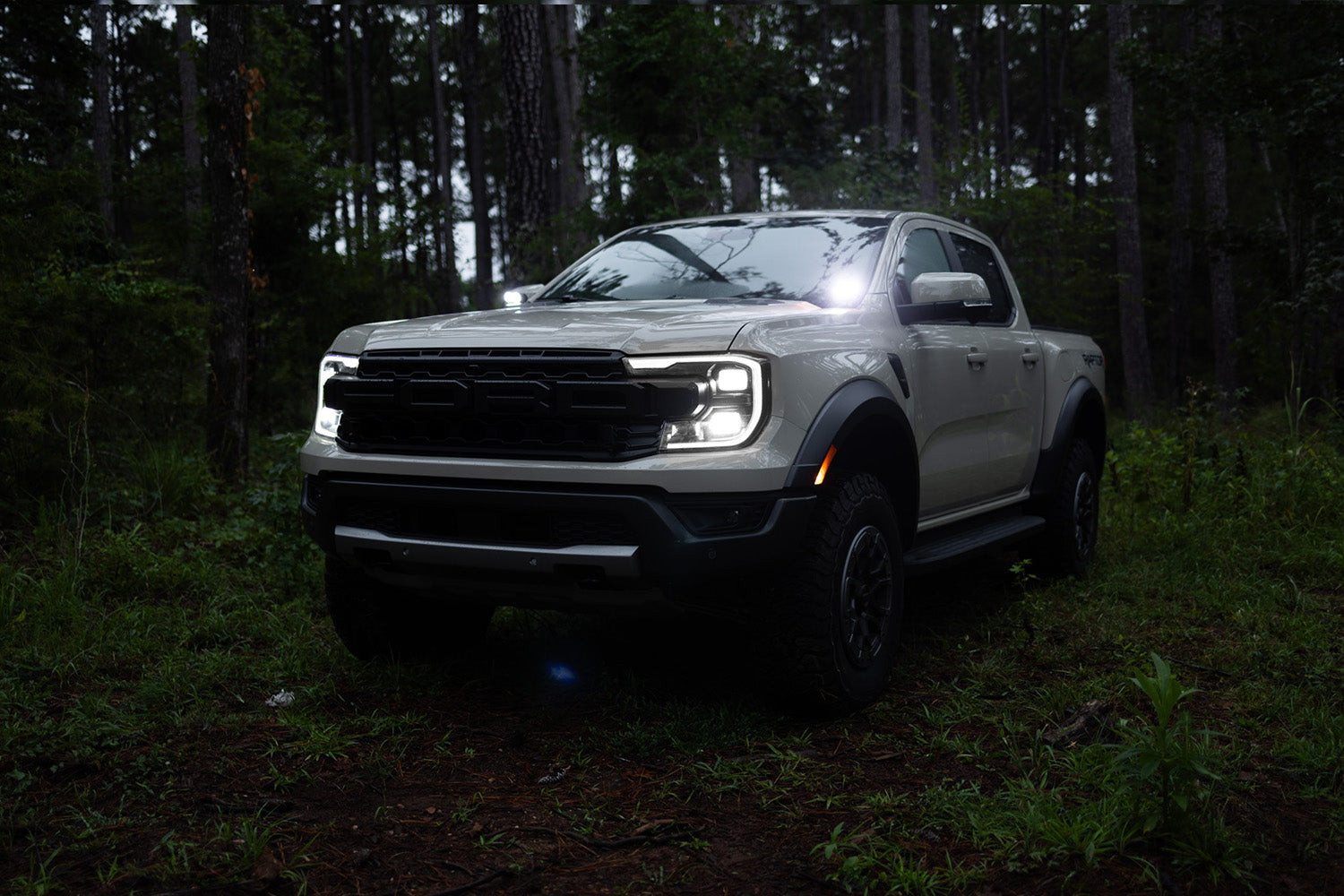 2024 - 2026 Ford Ranger Raptor Cree LED Hood Mounted MKII Spartan Kit ...