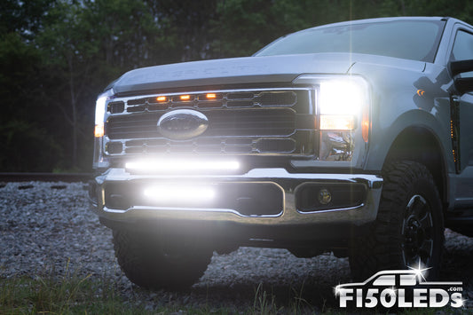 2023-2024 F250 Super Duty Paladin 150W Curved Cree XTE LED Bumper Bar