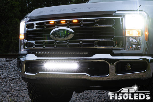 2023 Ford F250 Super Duty 20" Paladin 90W Curved Lower Intake LED Bar