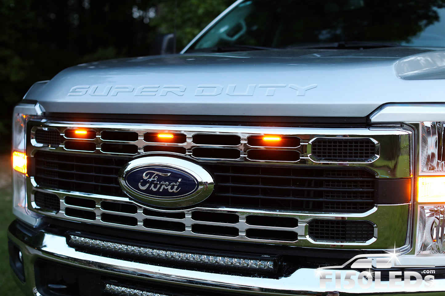 20232024 F250 Super Duty Raptor Style Extreme LED Grill Kit