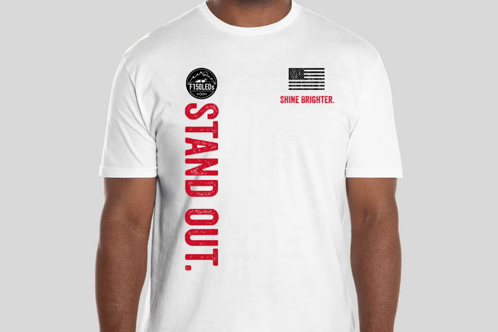 Mens Stand Out T-Shirt - White